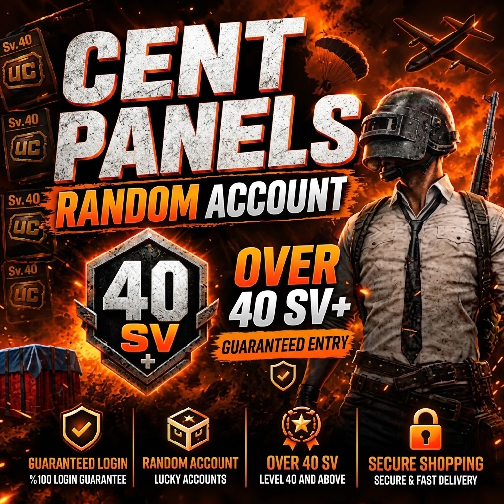 PUBG RANDOM ACCOUNT +40